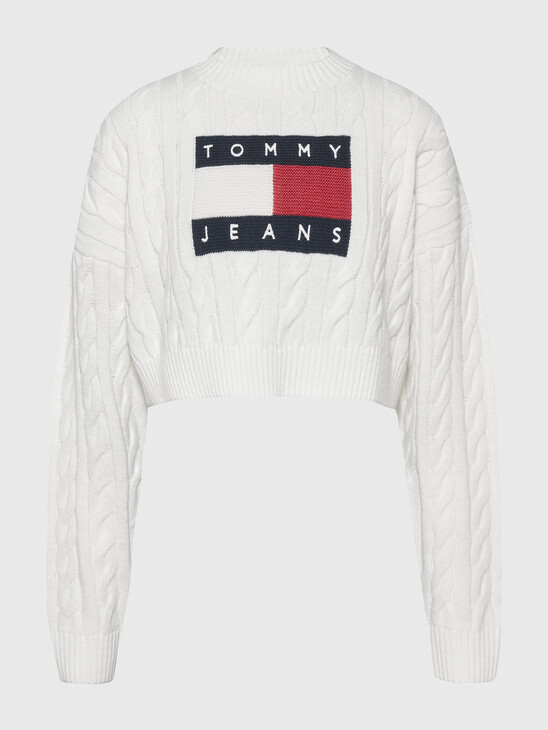 BOXY CABLE KNIT JUMPER