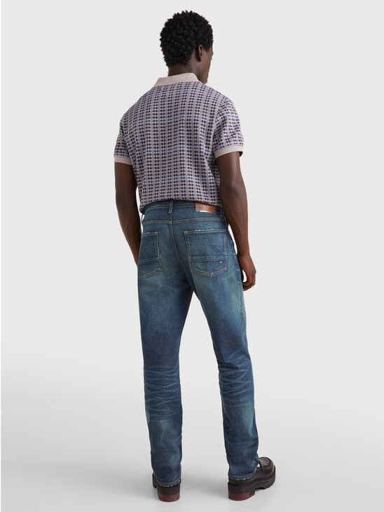 MOORE TAPERED FADED JEANS