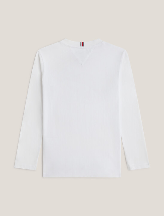 男童裝 Hilfiger Monotype 植絨標誌 T 裇