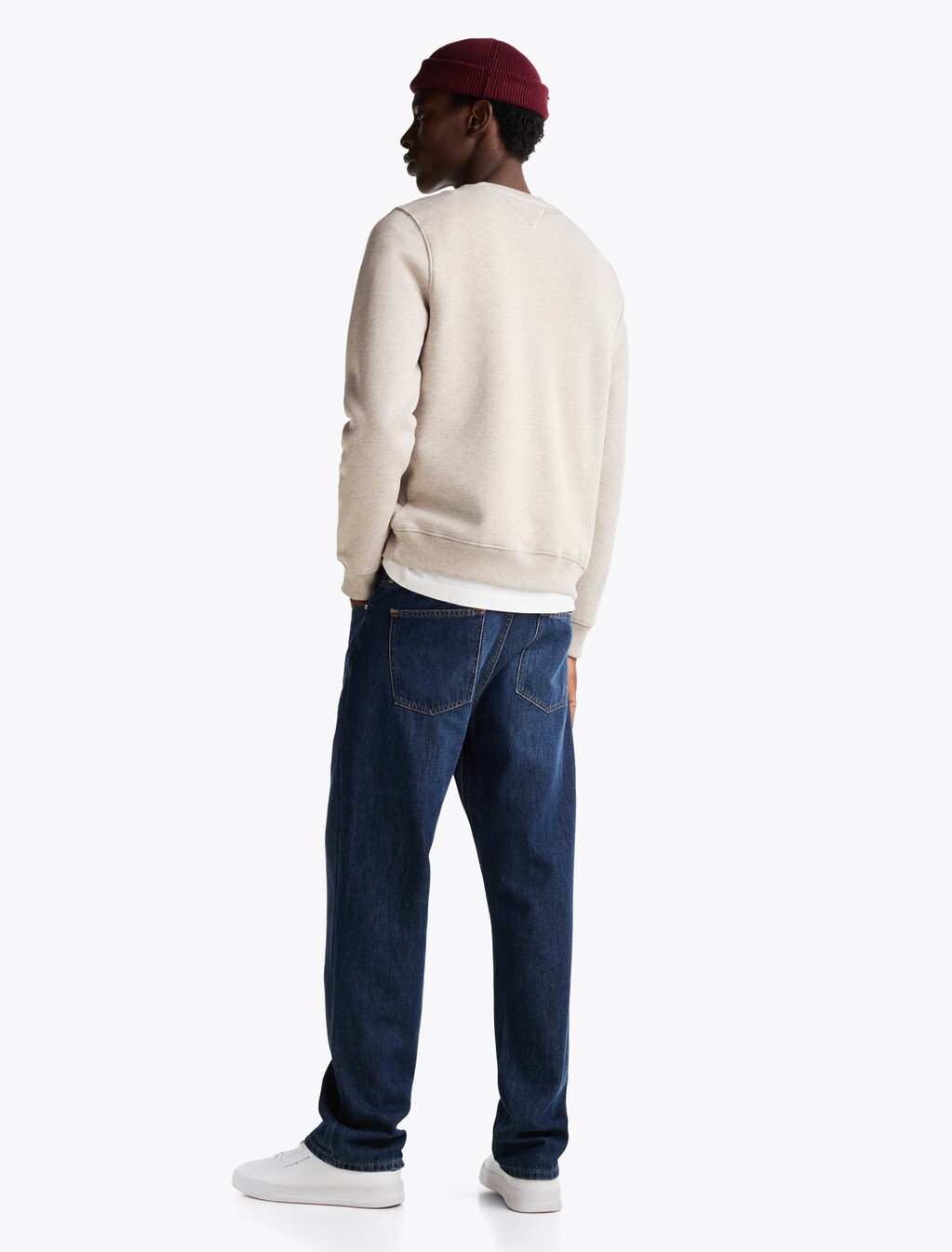 Logo Embroidery Sweatshirt, Heathered Pebble, hi-res