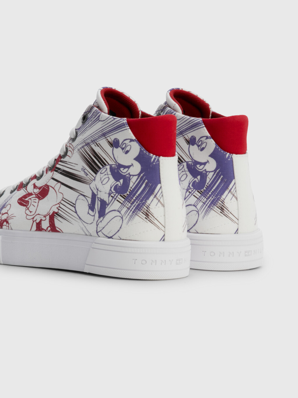 Disney X Tommy Artwork High-Top Trainers, White/Aop, hi-res