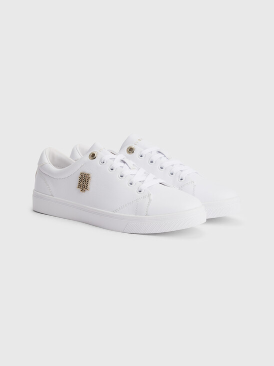 TOMMY HILFIGER HARDWARE LOGO CUPSOLE SNEAKERS