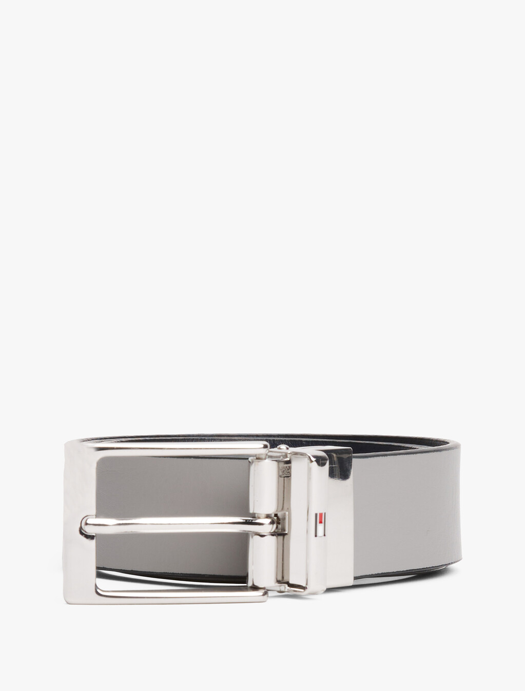 雙面琺瑯旗幟皮帶, Space Blue / Universal Grey, hi-res