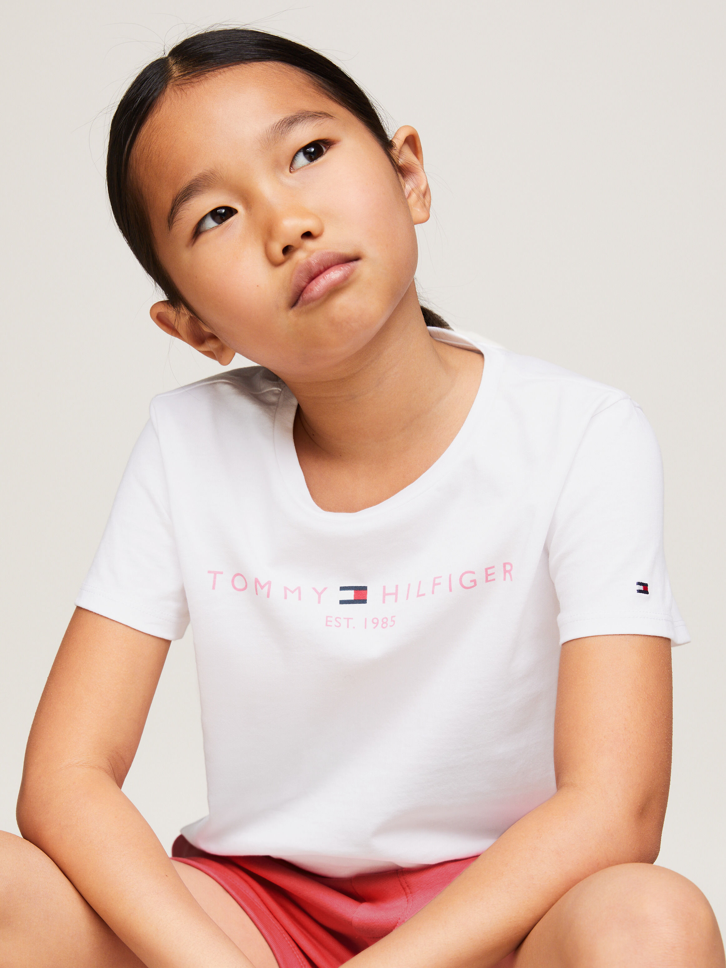 Tommy hilfiger t shirt and shorts set discount
