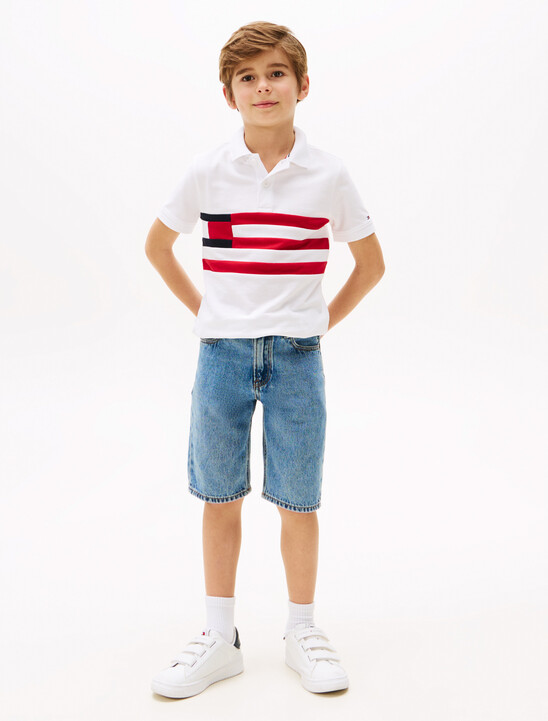 旗幟拼色 Polo 衫