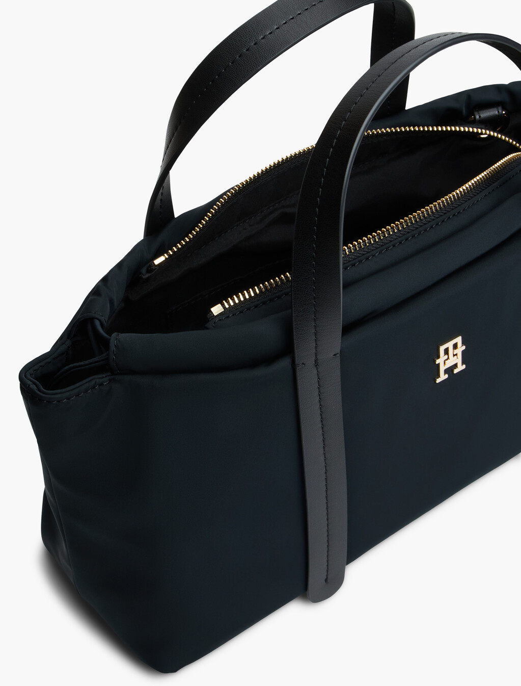TH Monogram Textile Crossbody Bag, Black, hi-res