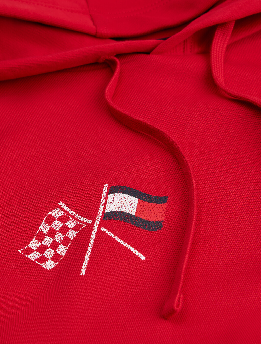 TH x Cadillac Formula 1&reg; 車隊後背圖案連帽衫, Red, hi-res