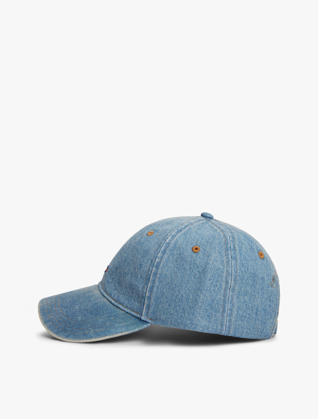 Corporate Denim Logo Embroidery Baseball Cap, Denim Light 01, hi-res
