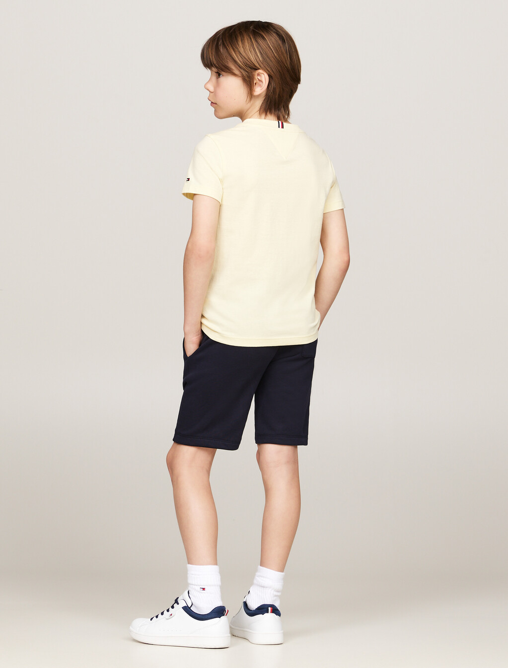 Hilfiger Monotype Flock Logo T-Shirt, Lemon Zest, hi-res