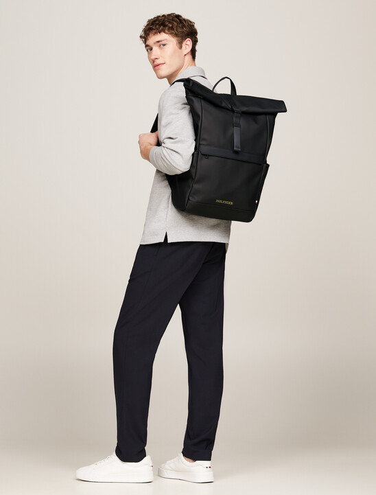 Hilfiger Monotype 標誌捲頂背囊