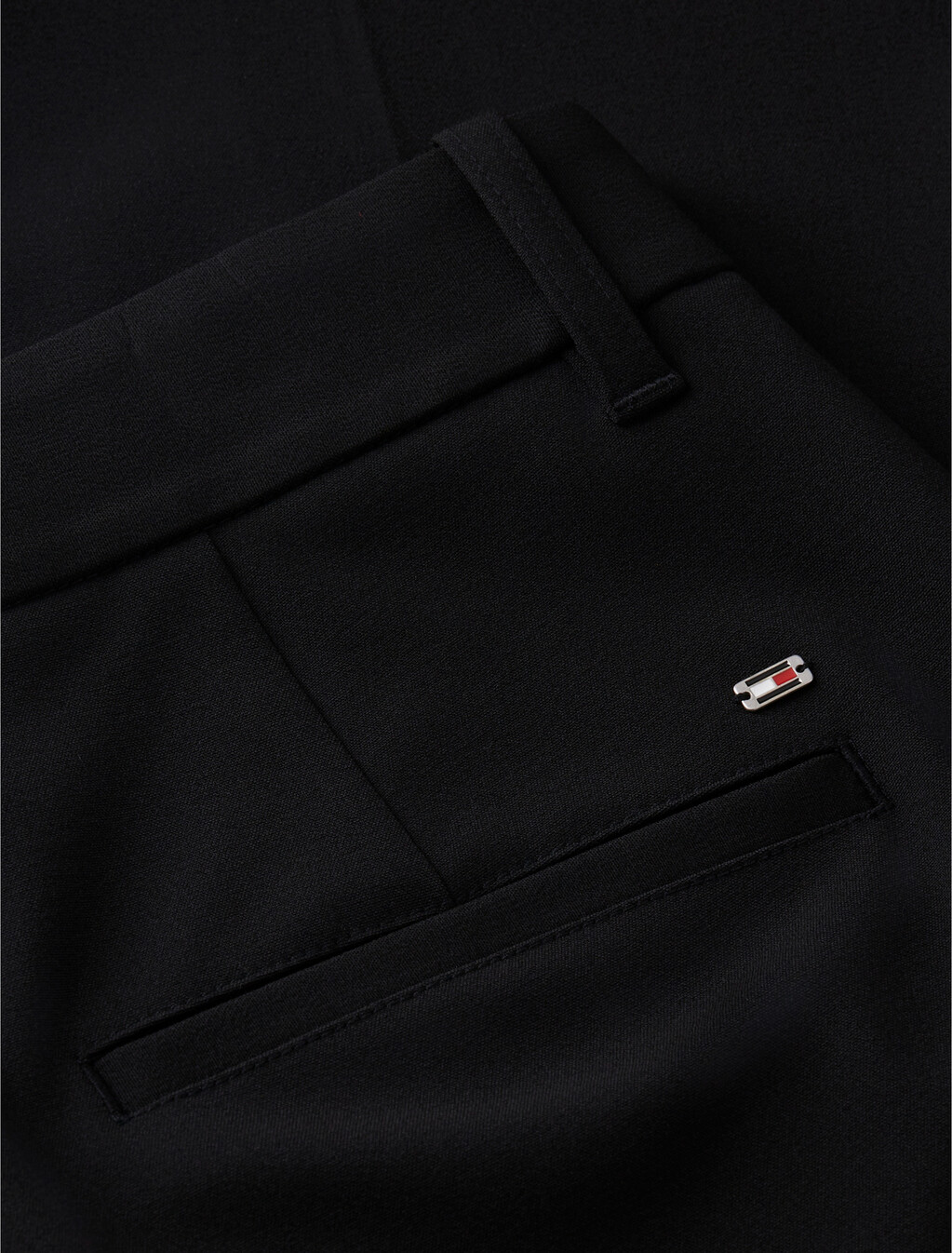 Travel Slim Straight Leg Trousers, Black, hi-res