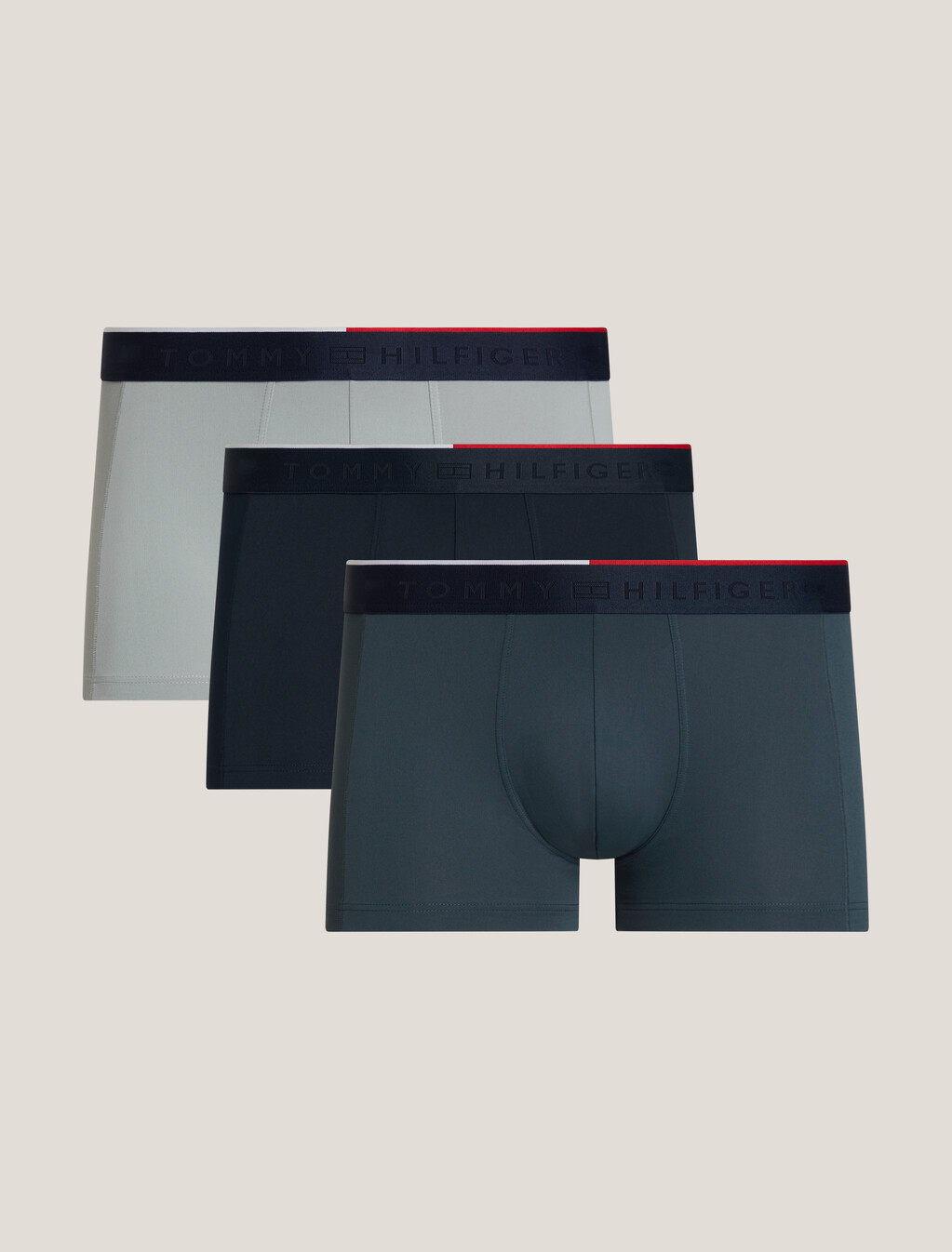 3 件組同色調標誌超細纖維內褲, Des Sky/Mil Denim/Antique Silver, hi-res