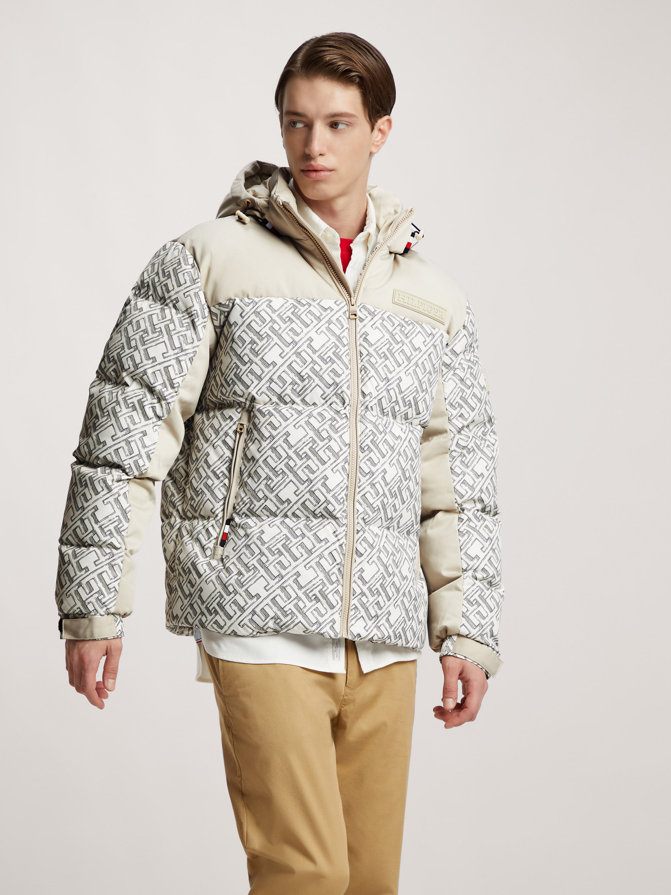 New York Goose Down Jacket natural Tommy Hilfiger