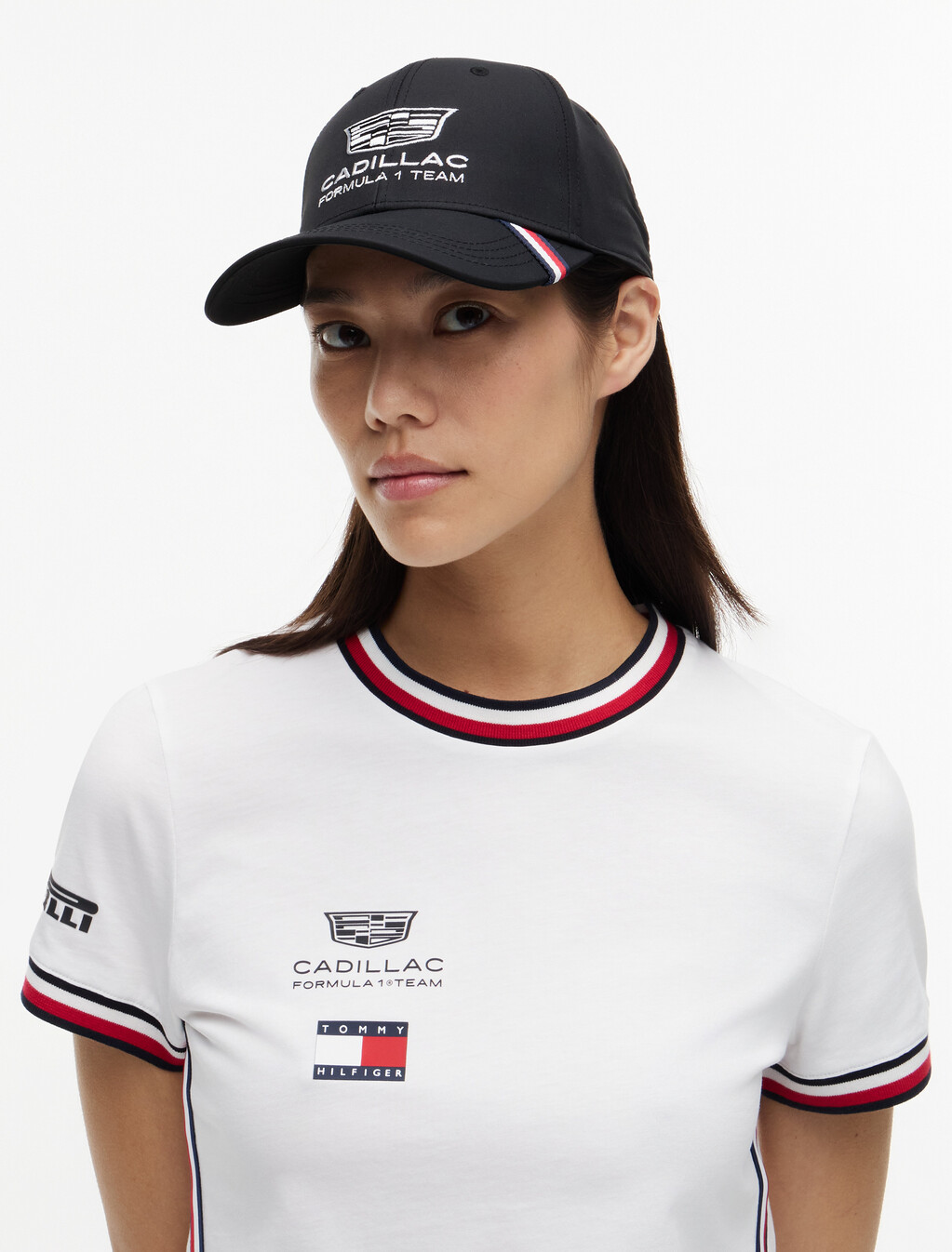 TH x Cadillac Formula 1&reg; 車隊復刻版棒球帽, Black, hi-res