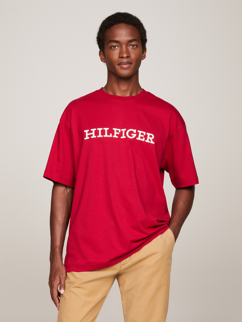 Hilfiger Monotype Archive Fit T-Shirt, red