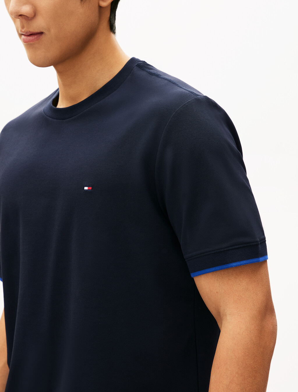 Flex Quick Dry Tipped T-Shirt, Desert Sky, hi-res