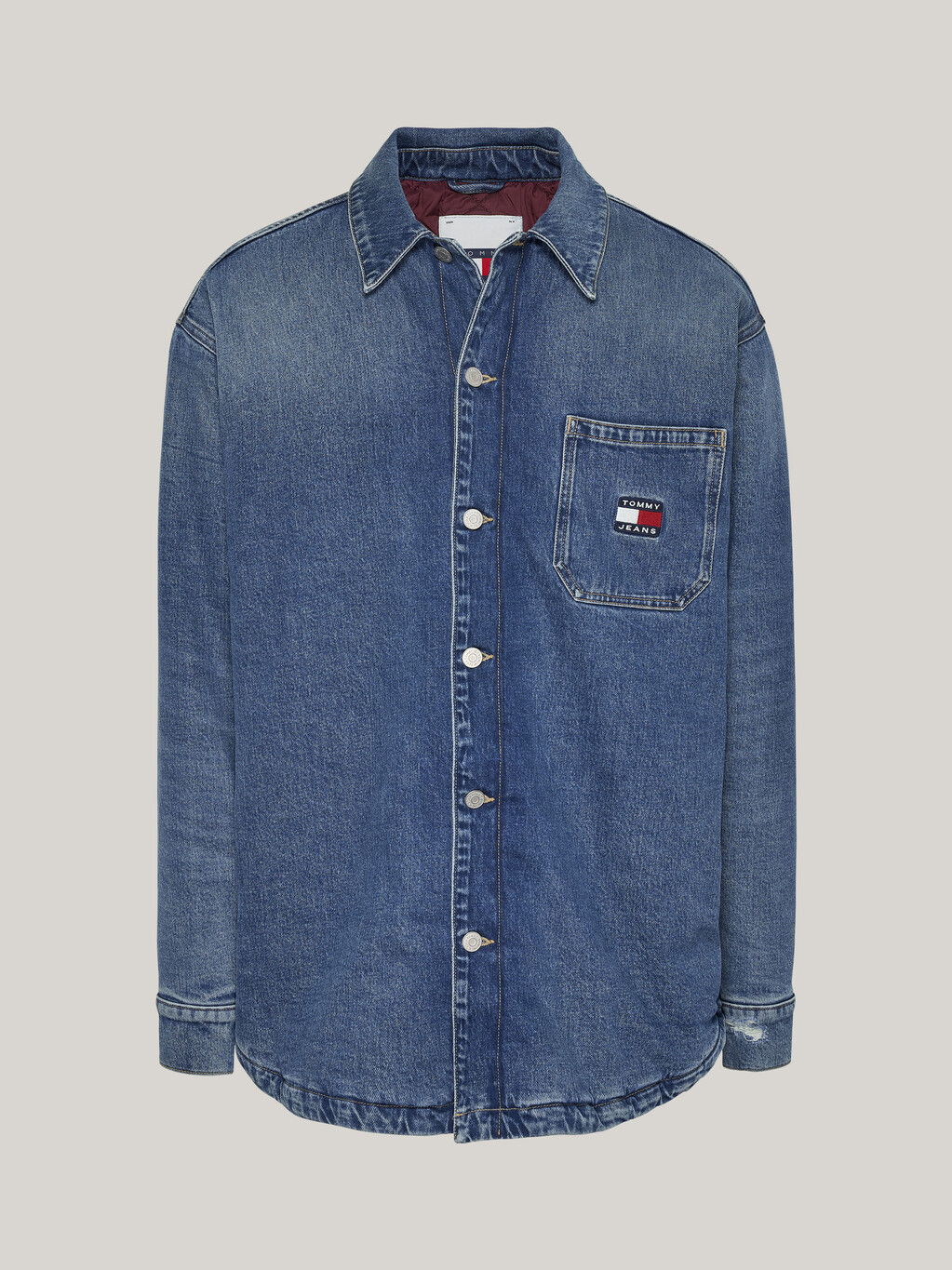 Aiden Vintage Denim Overshirt, Denim Medium, hi-res