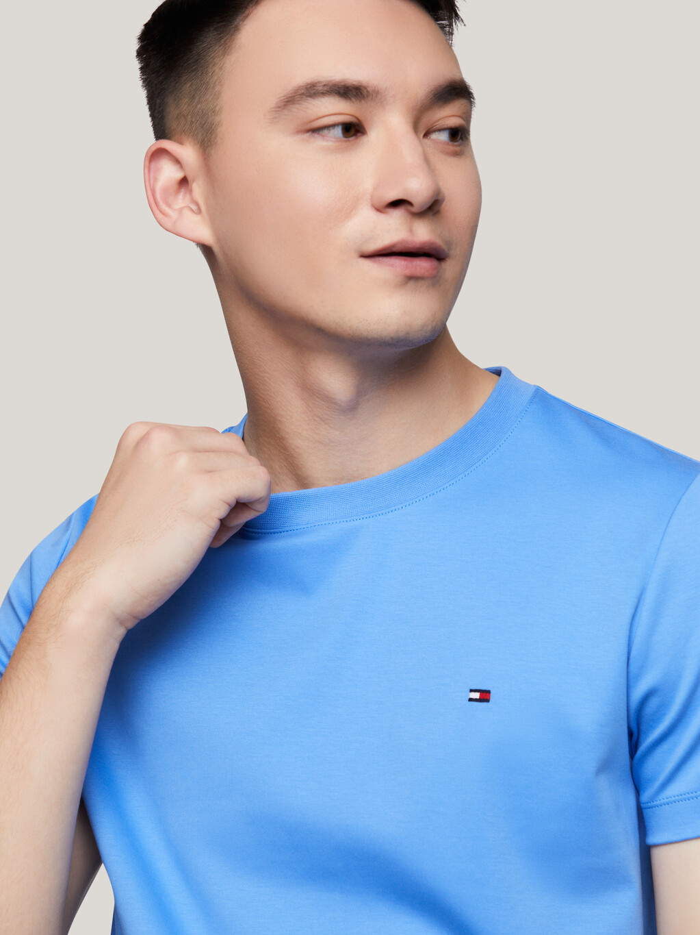 Interlock Slim Fit T-Shirt, Blue Spell, hi-res