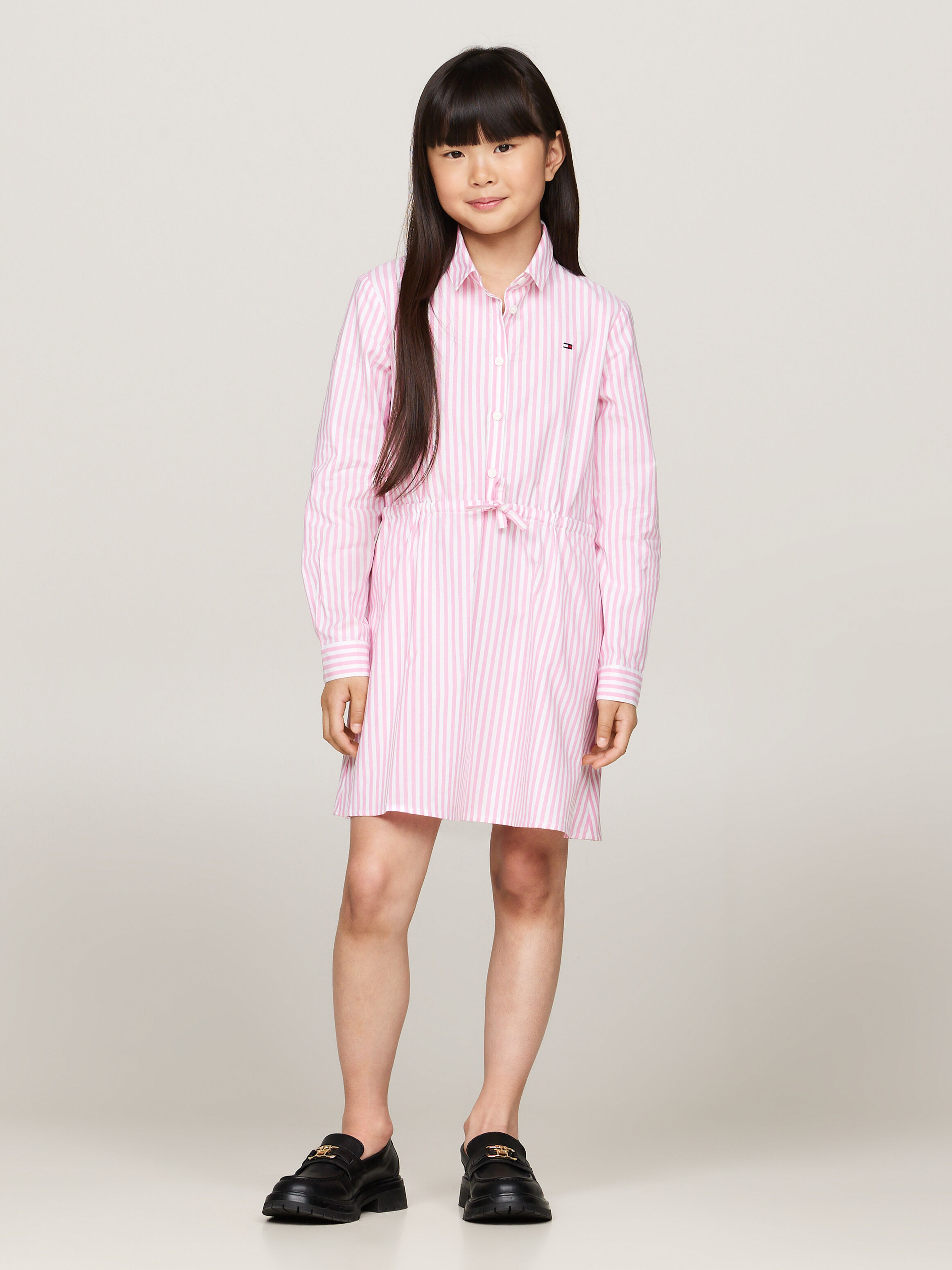 Ithaca Stripe Shirt Dress pink Tommy Hilfiger