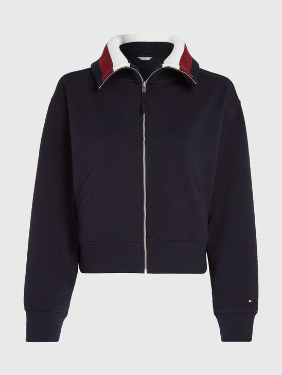 Global Stripe Zip-Thru Jacket