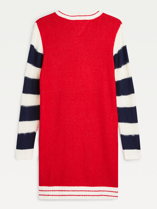 Colour-Blocked Sweatshirt Dress