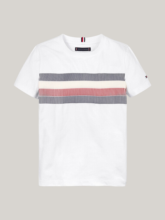 Global Stripe Crew Neck T-Shirt