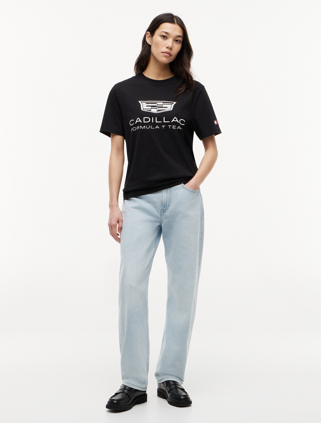 TH x Cadillac Formula 1&reg; 車隊標誌 T 恤, Black, hi-res