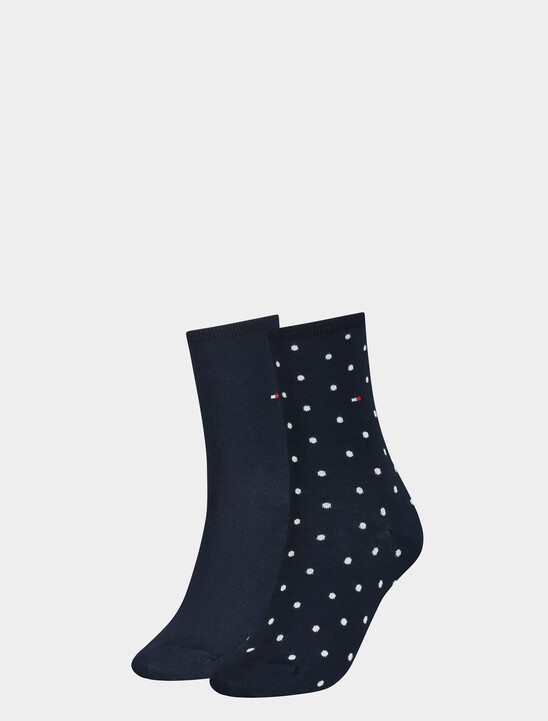 2-Pack Dot Crew Socks