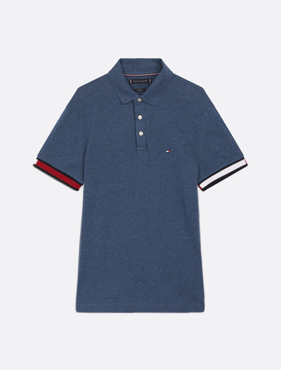 Flag Cuff Slim Polo