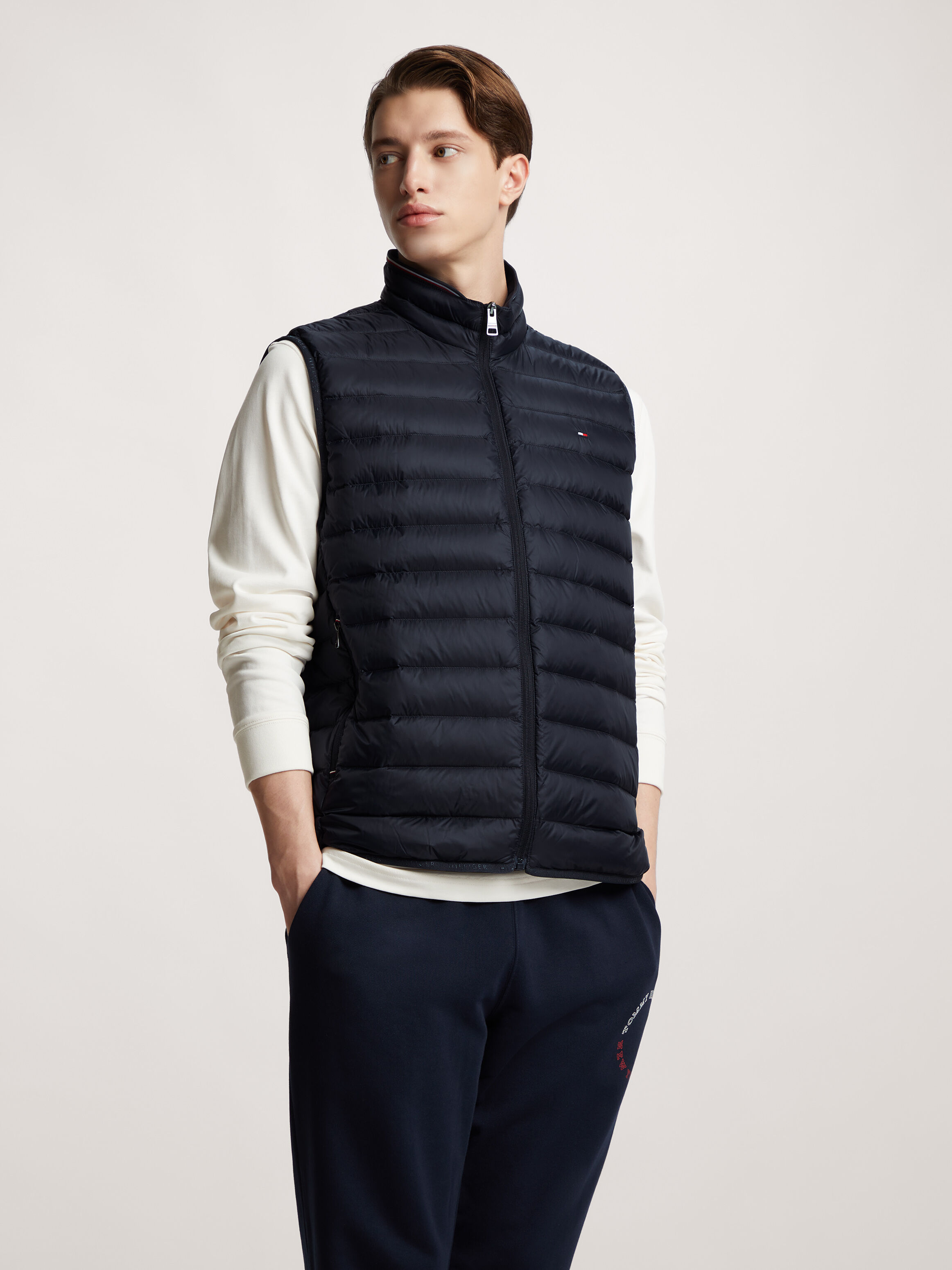 Packable Goose Down Vest blue Tommy Hilfiger Hong Kong