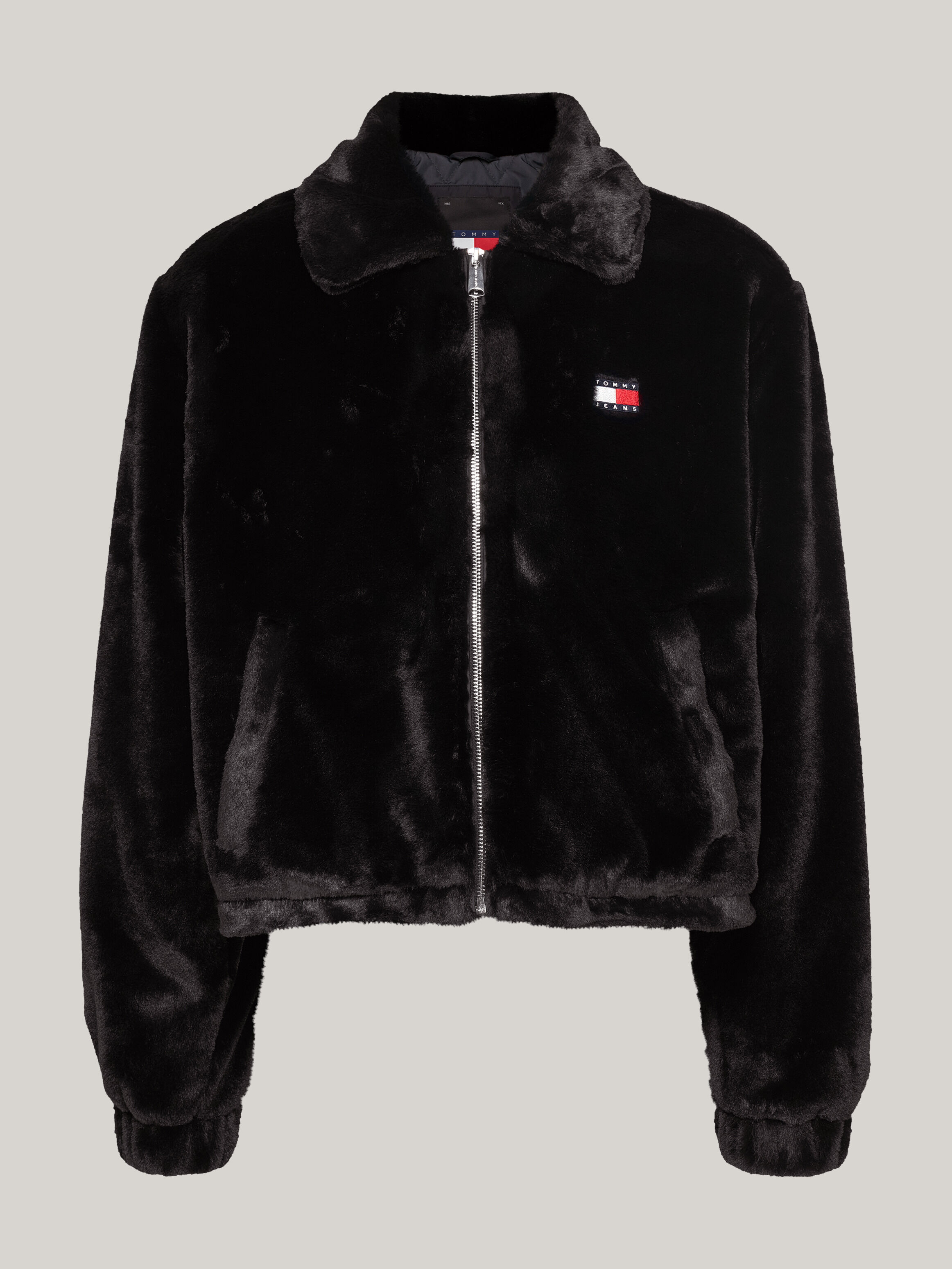 Tommy hilfiger faux fur jacket top