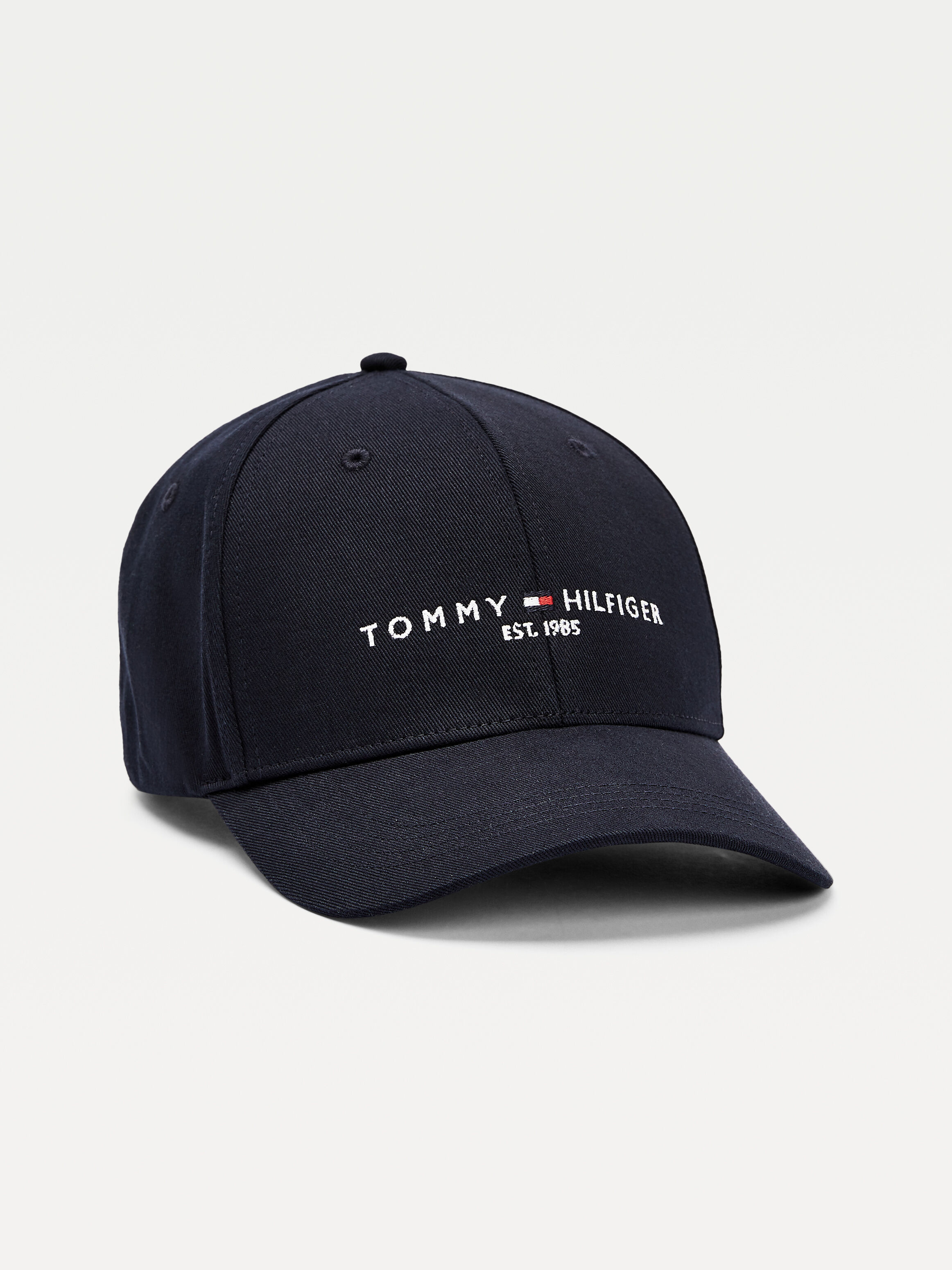 Tommy hilfiger black baseball cap clearance
