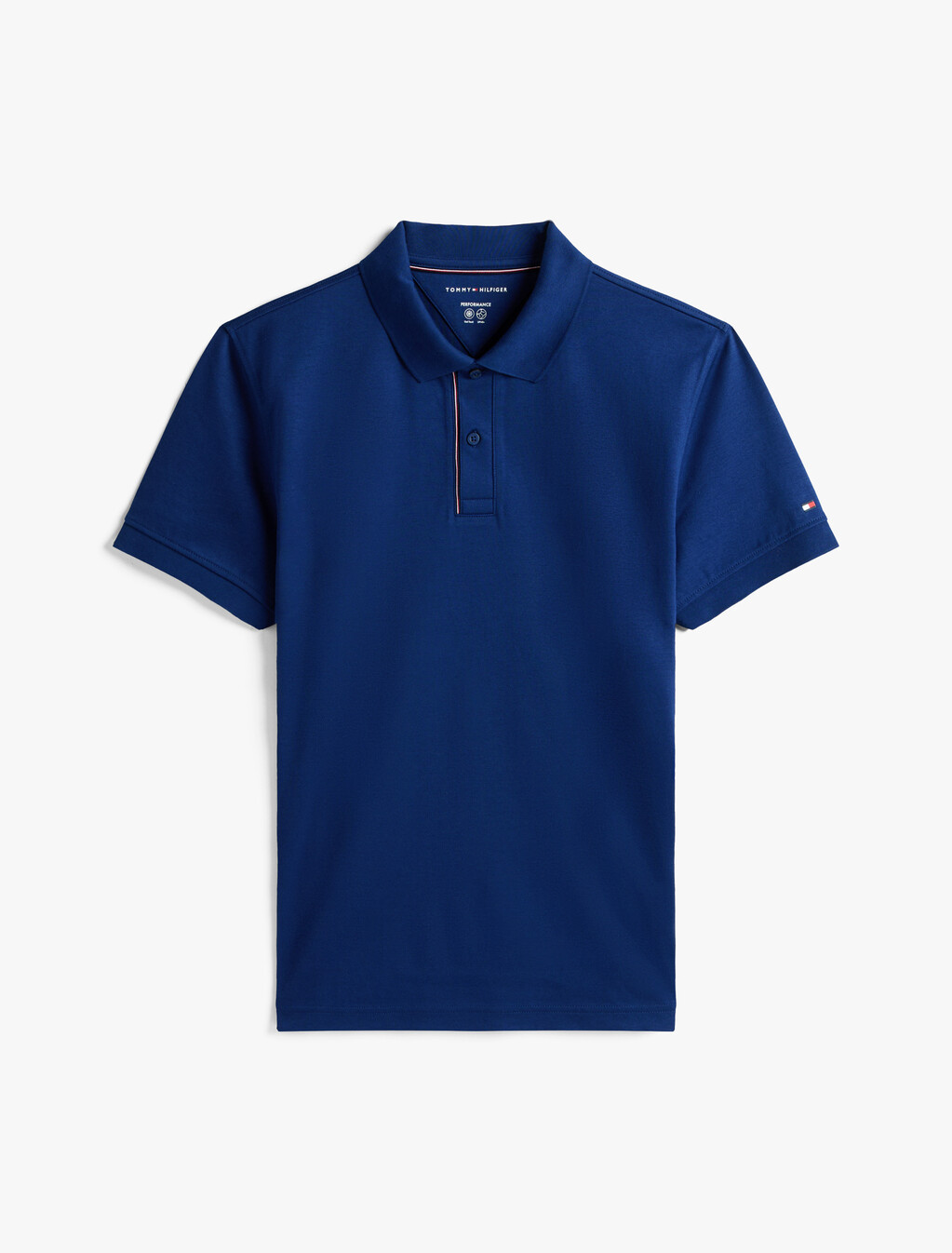 經典條紋提花 Polo 衫, Preppy Navy, hi-res