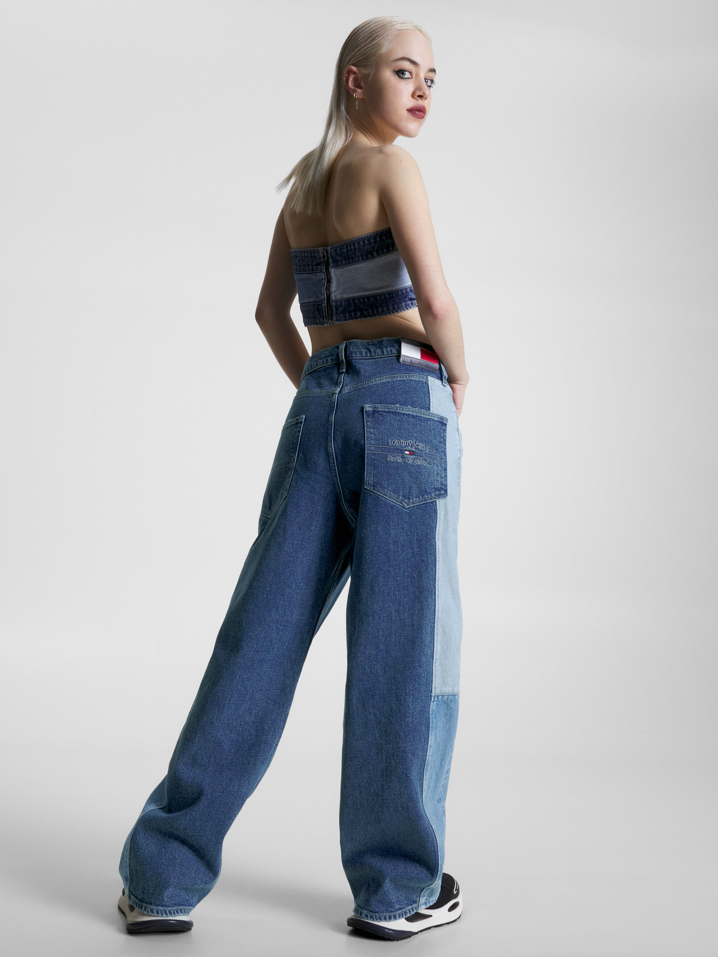 Baggy Fit Three Tone Jeans Tommy Hilfiger Hong Kong