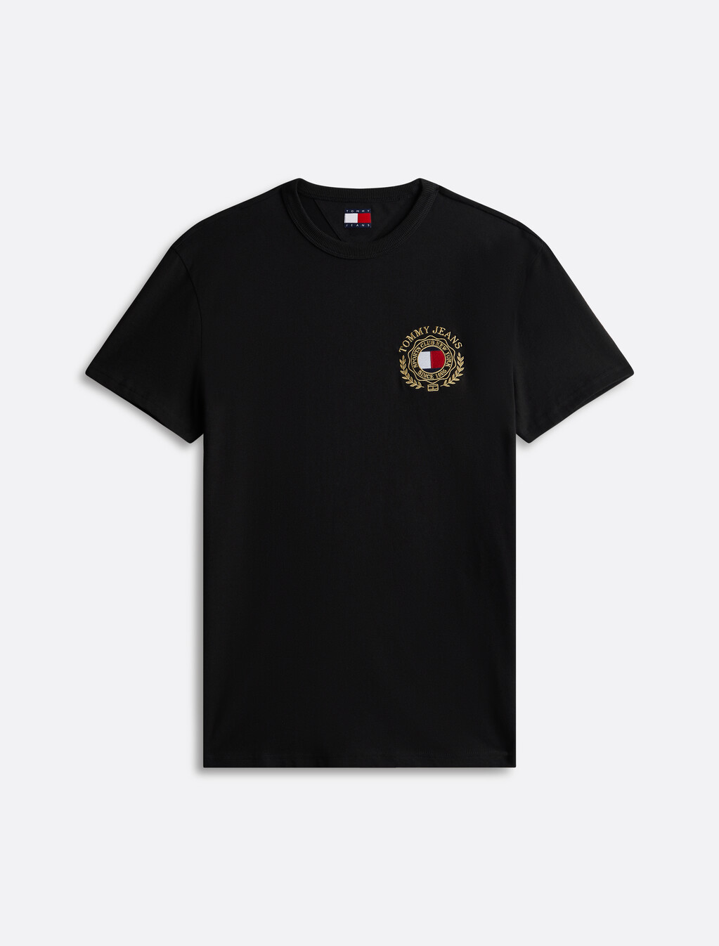 Tommy 徽章 T 恤, Black, hi-res