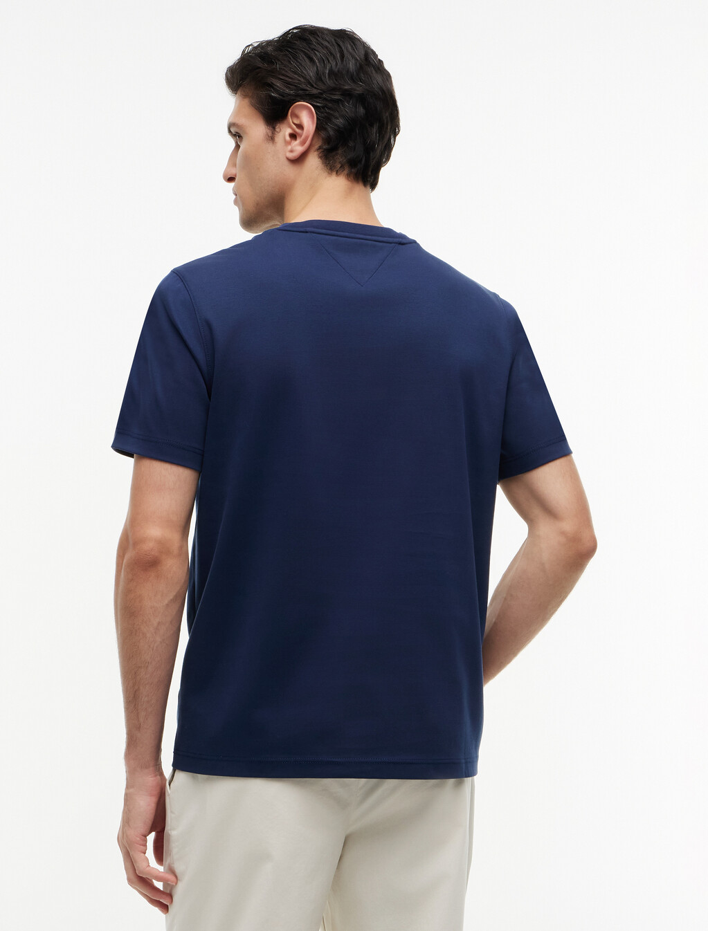 Embossed Logo Interlock T-Shirt, Carbon Navy, hi-res
