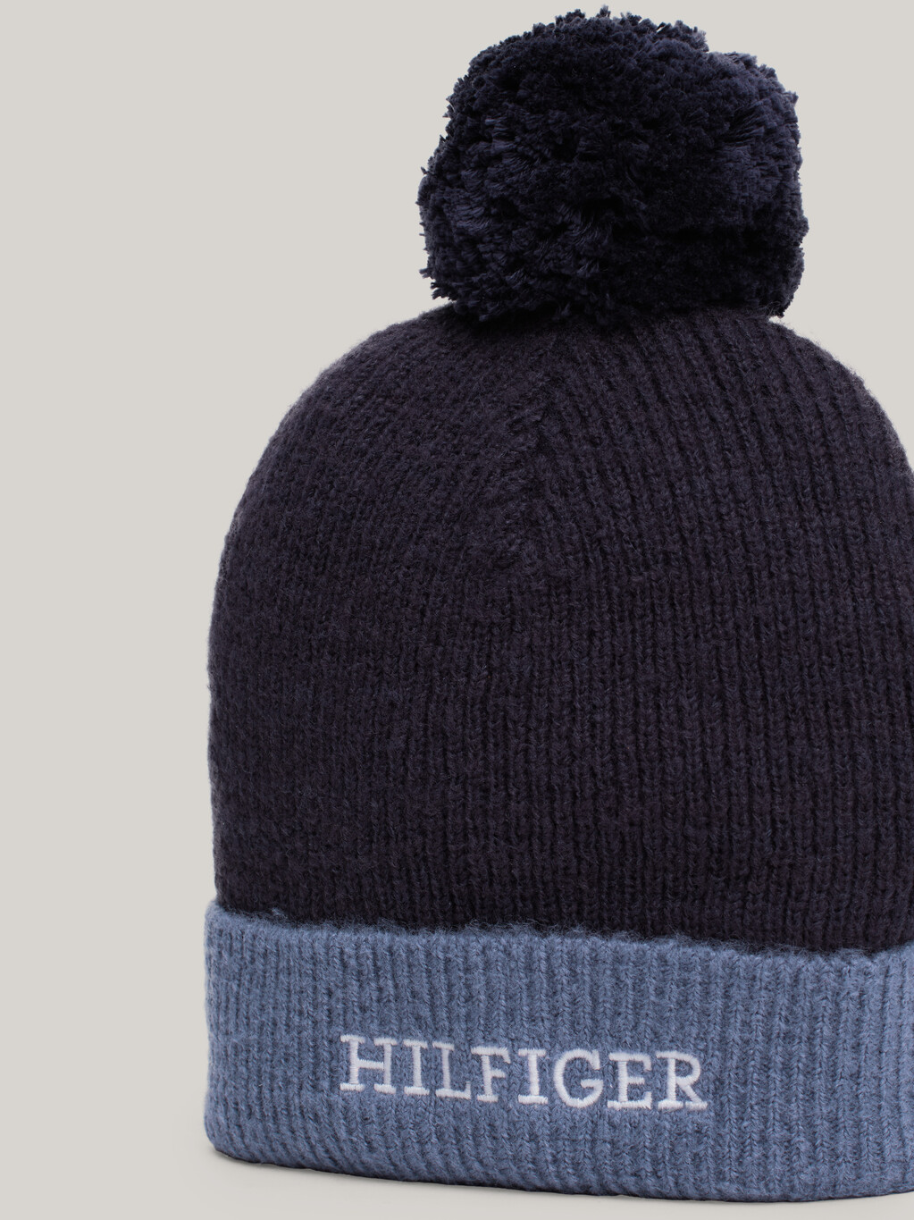 Kids' Hilfiger Monotype Beanie and Snood Set, Space Blue, hi-res