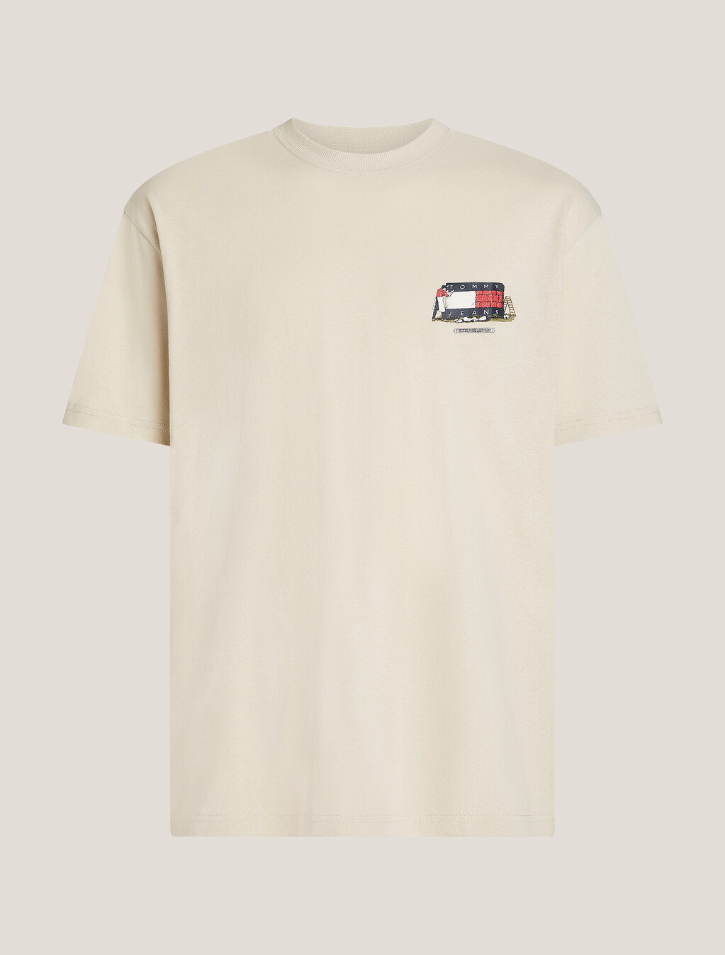 Back Logo Relaxed T-Shirt, Newsprint, hi-res