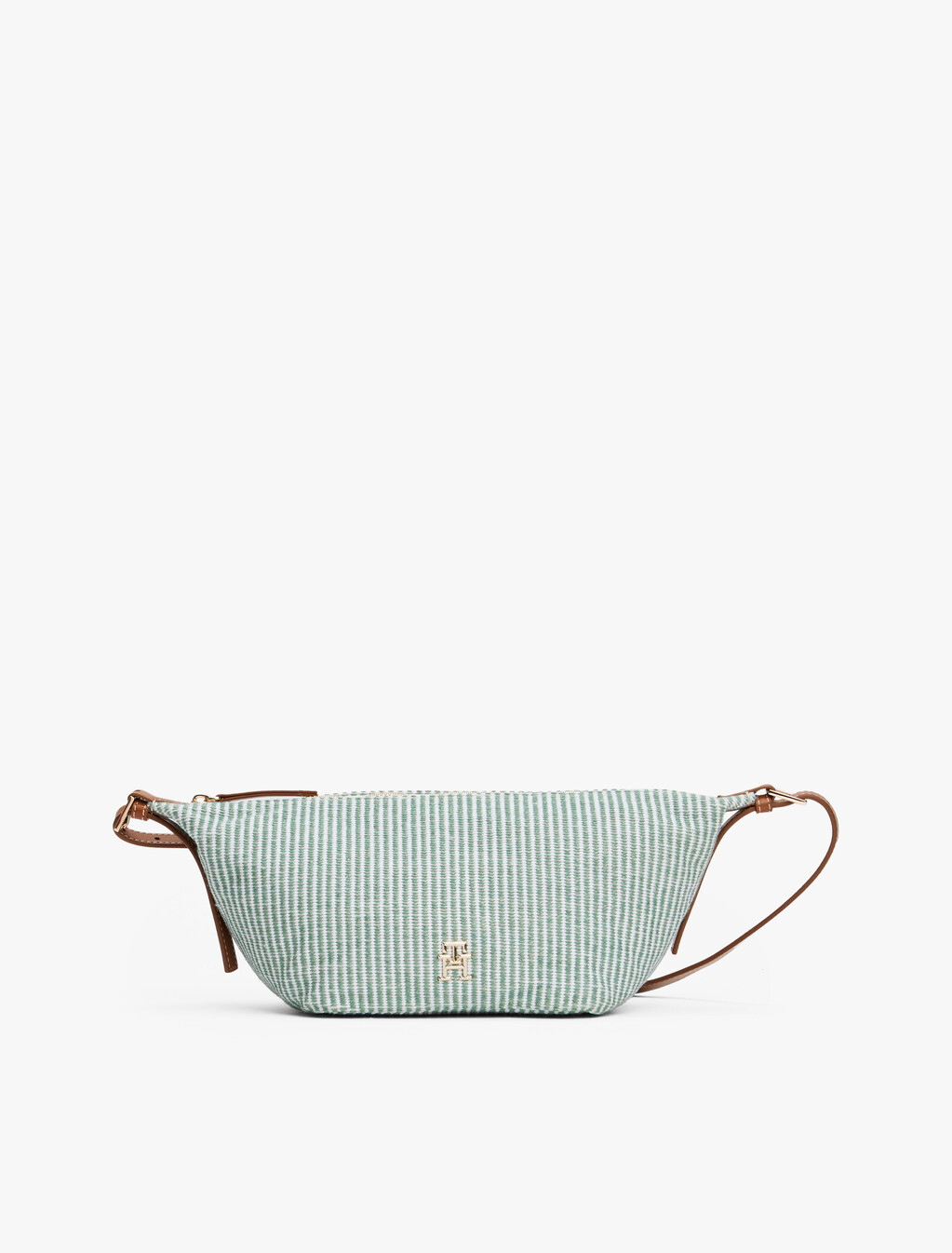 Canvas Sling Bag, Charming Green Stripe, hi-res