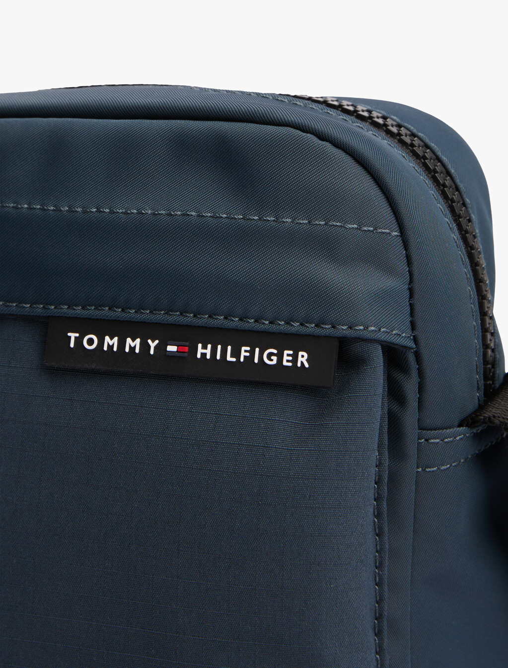 Rubberised Logo Reporter Bag, Military Denim, hi-res