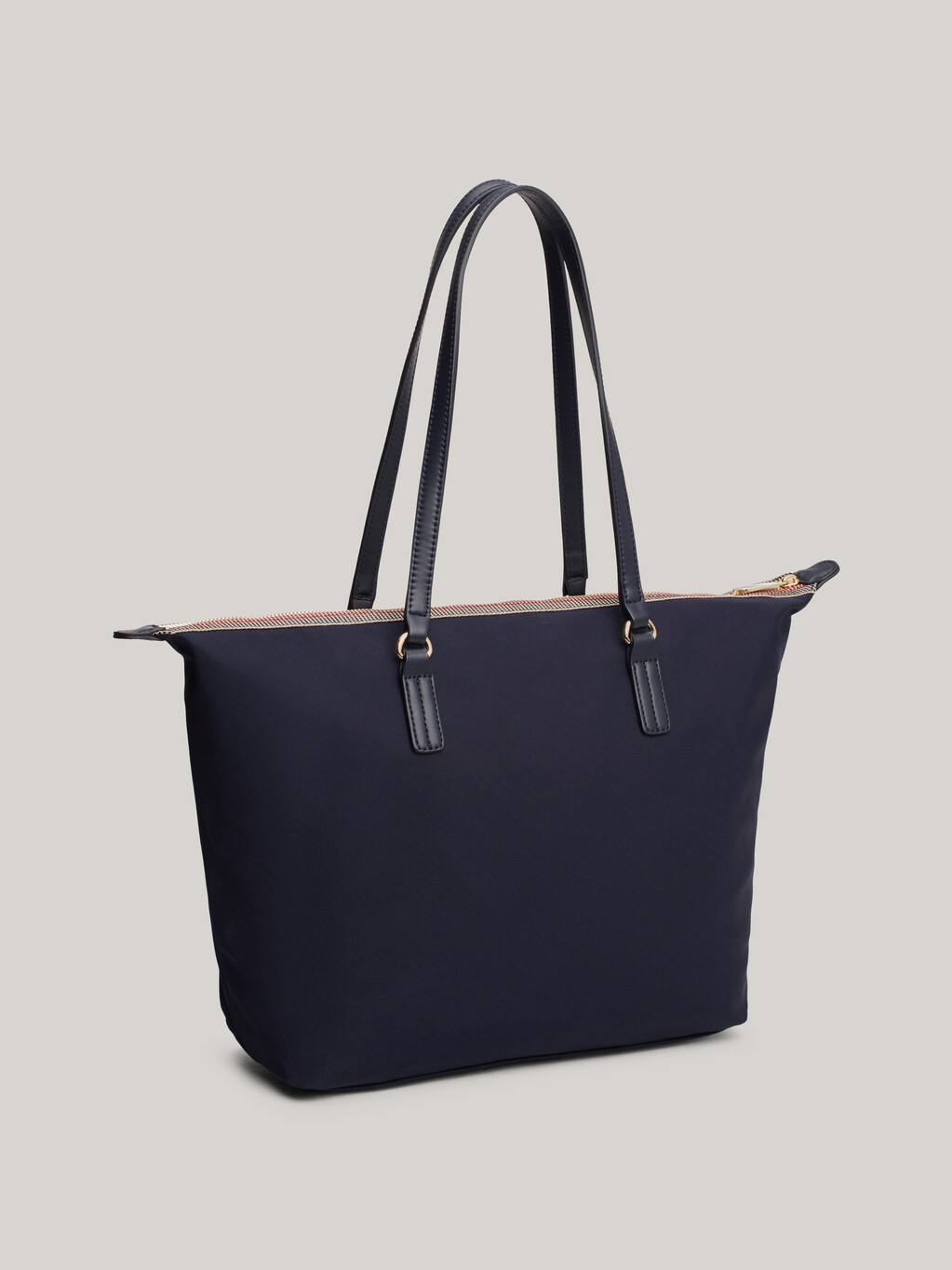 Signature Zip Tote, Space Blue, hi-res