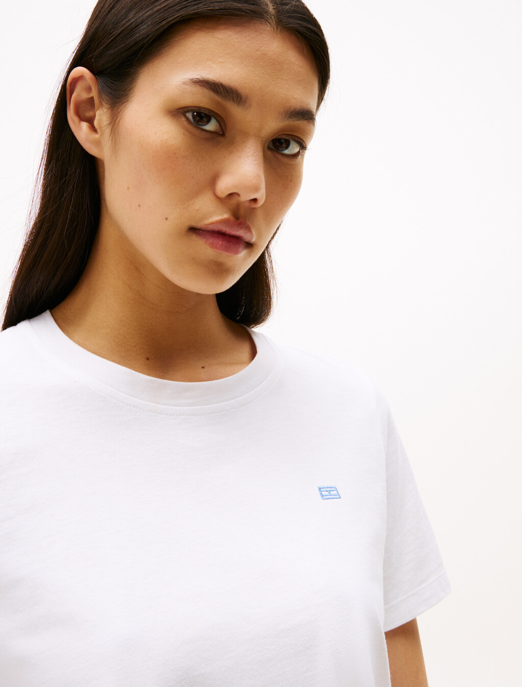 Contrast Flag T-Shirt, Th Optic White, hi-res