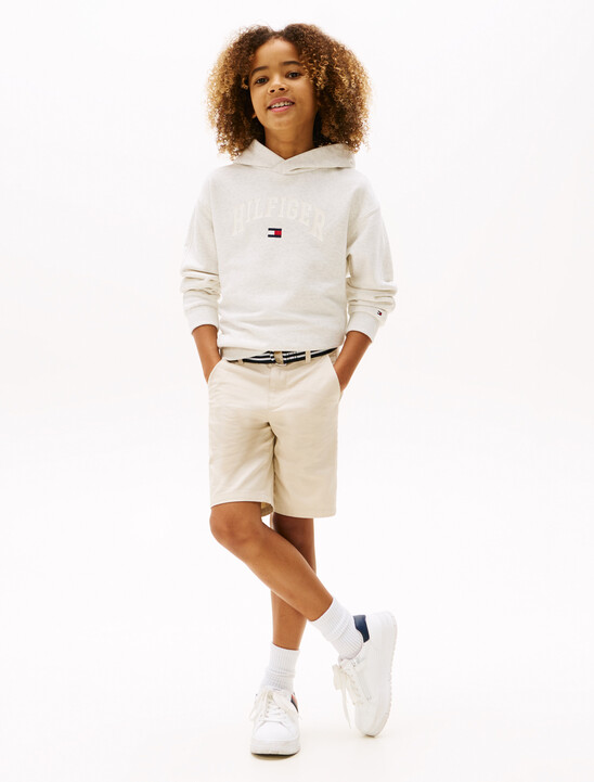 Belted Woven Shorts