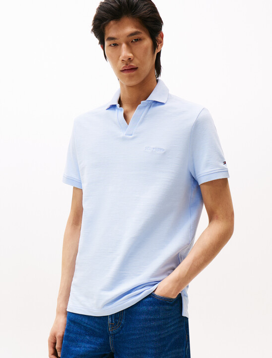 Cotton Linen Terry Polo