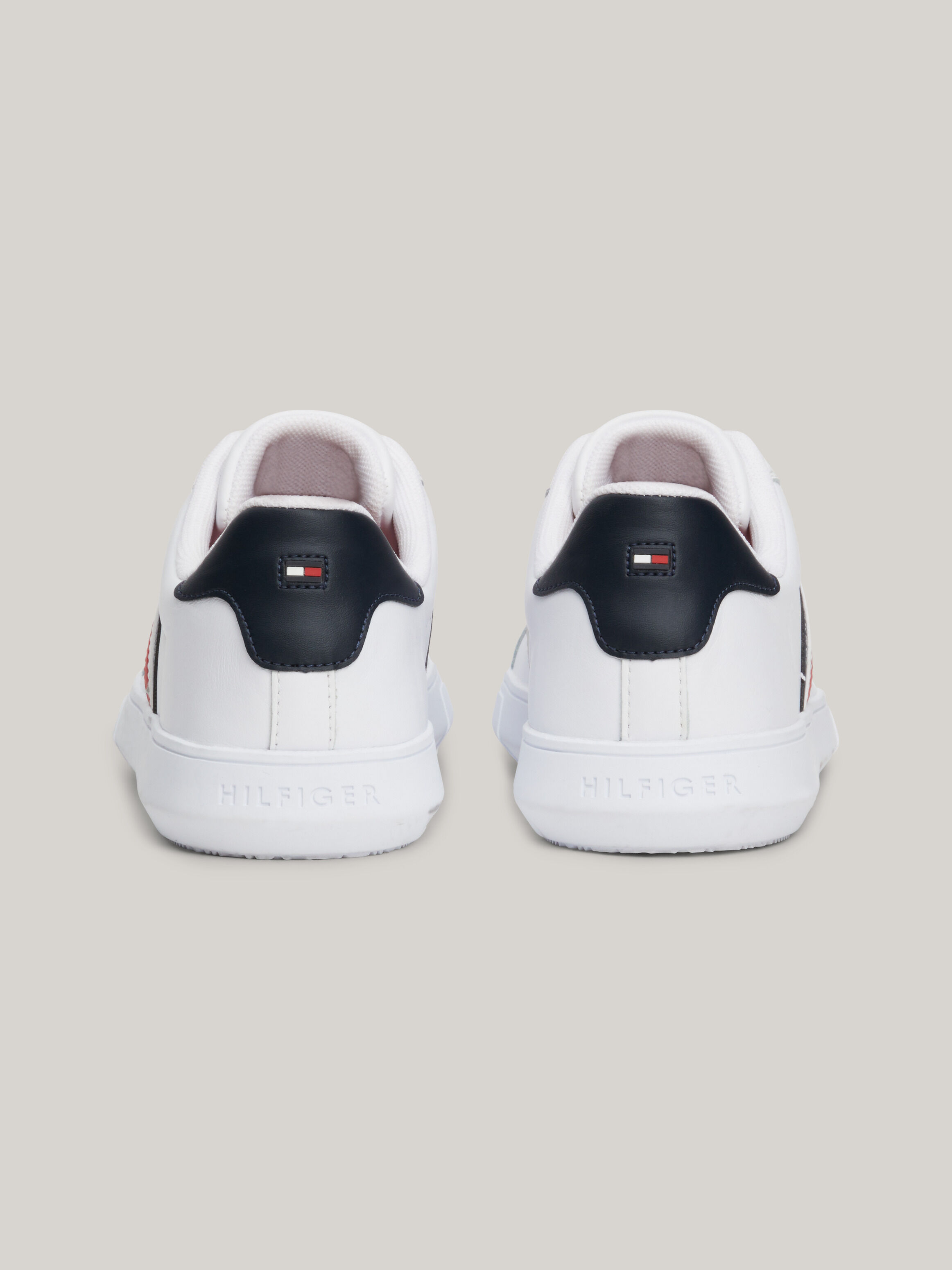Essential Leather Cupsole Trainers natural Tommy Hilfiger Hong Kong