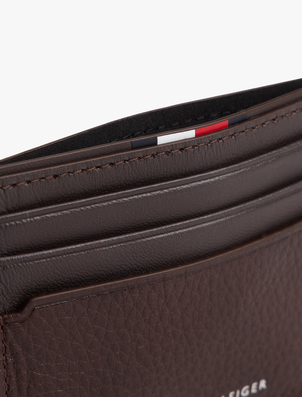 Corporate Leather Credit Card Holder, Coffee Bean, hi-res