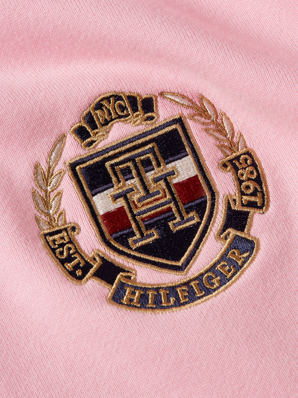 Icon 背面貼章連帽衛衣, Classic Pink, hi-res