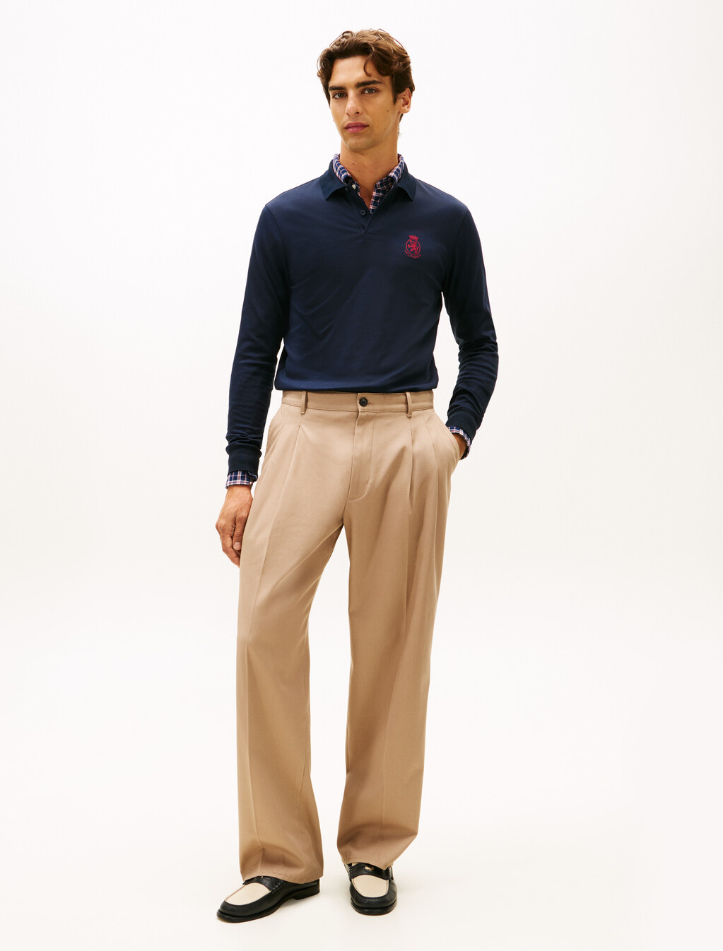 TH Crest Regular Fit Polo Shirt, Desert Sky, hi-res