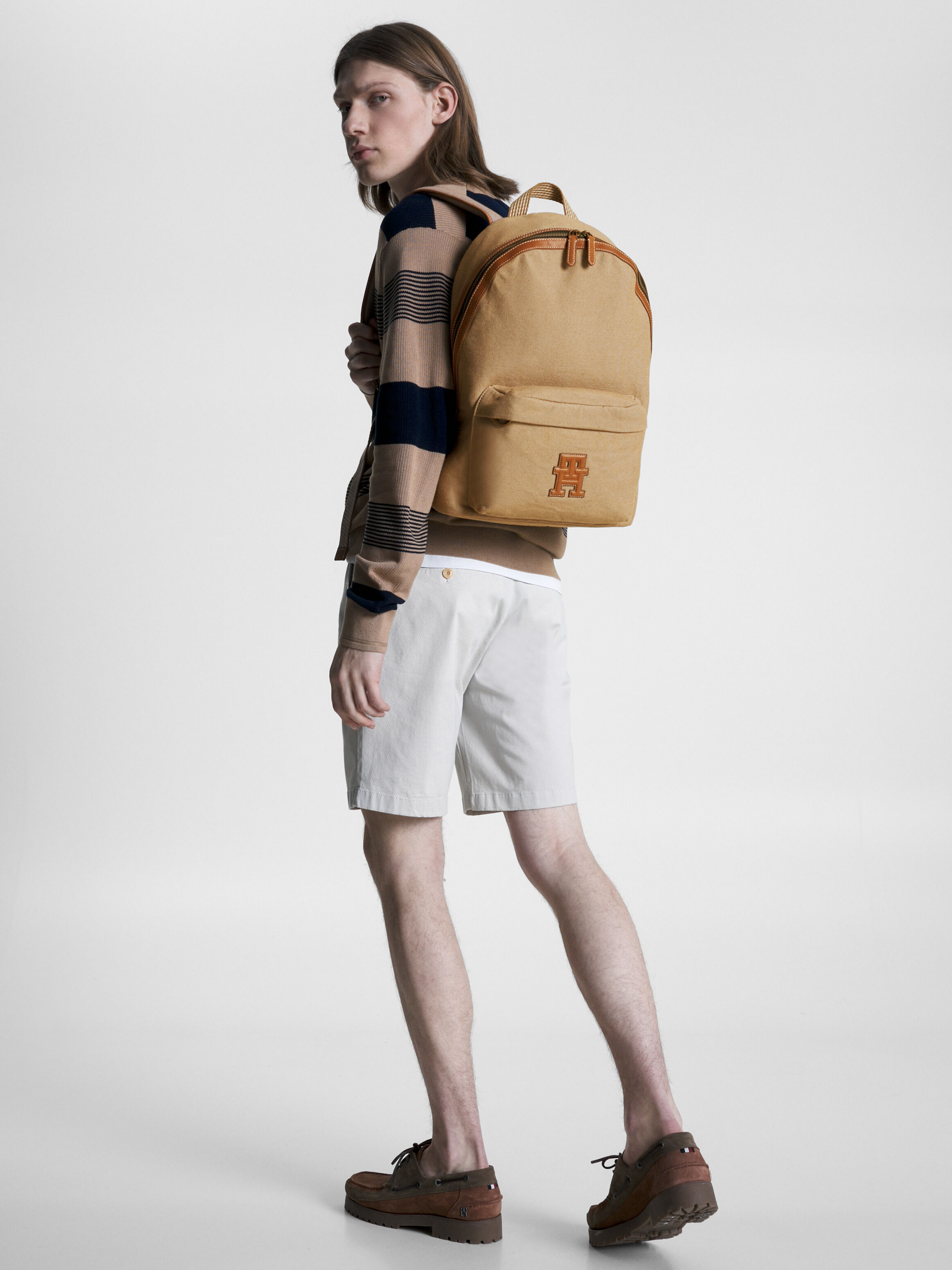 Tommy hilfiger monogram backpack clearance