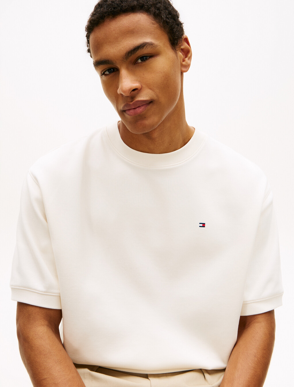 雙面針織衛衣, Ivory Petal, hi-res